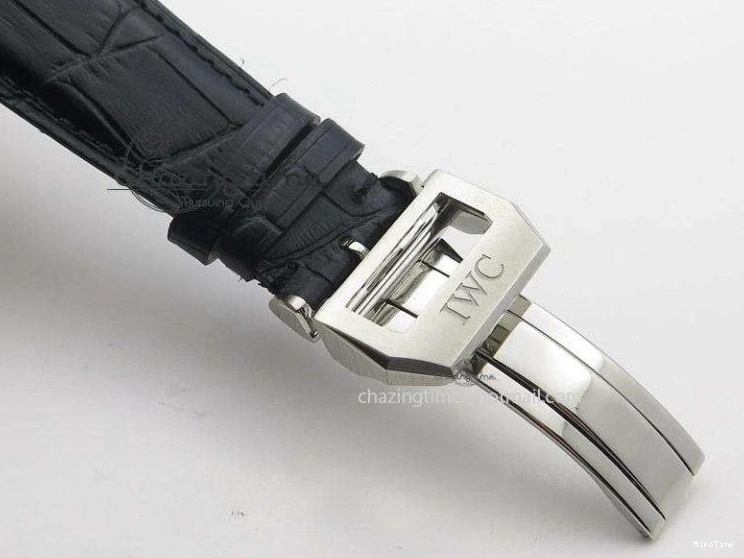 MIROTIME 0327 Portuguese Real PR IW500112 ZF 1:1 Laureus Edition On Black Leather Strap A Flexible 7369